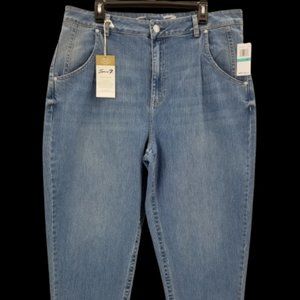 Seven7 HIGH RISE TAPER Limited Edition Light Wash JEAN Women's Size 16